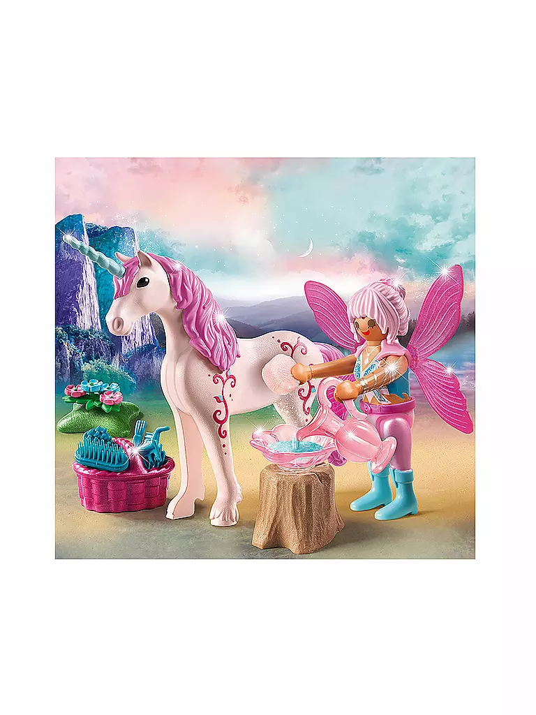 PLAYMOBIL | Fairies - Einhorn mit Pflege-Fee 70658 | keine Farbe