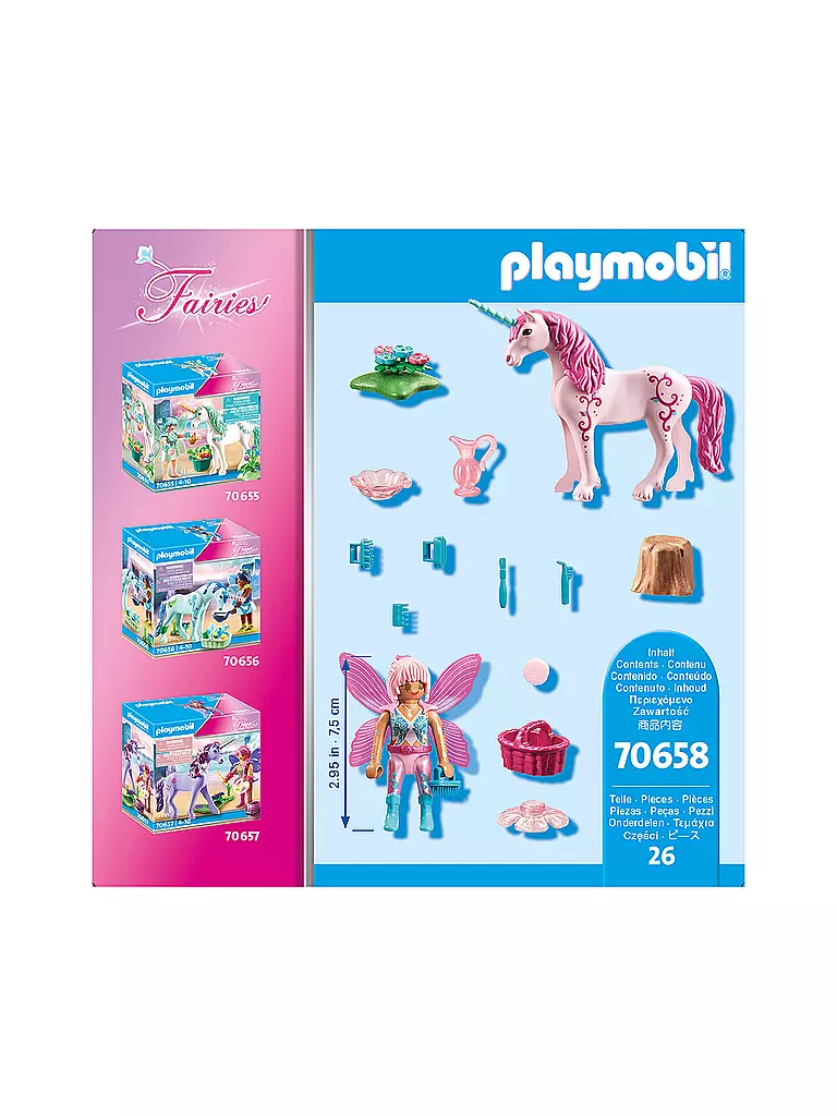 PLAYMOBIL | Fairies - Einhorn mit Pflege-Fee 70658 | keine Farbe