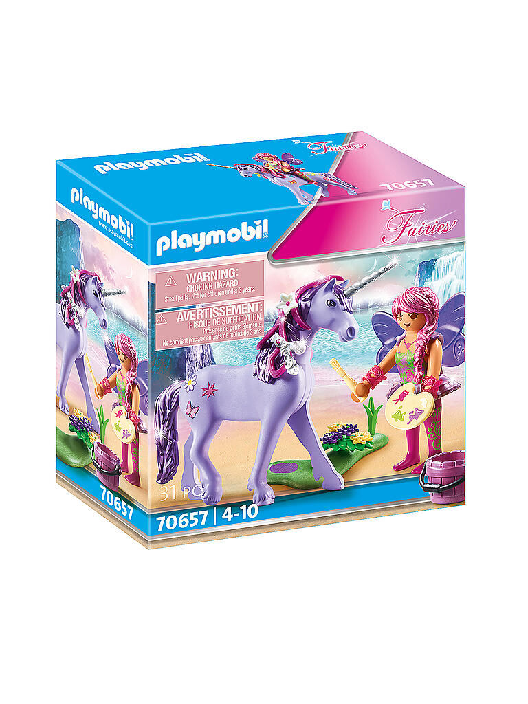 PLAYMOBIL | Fairies - Einhorn mit Schmück-Fee 70657 | keine Farbe