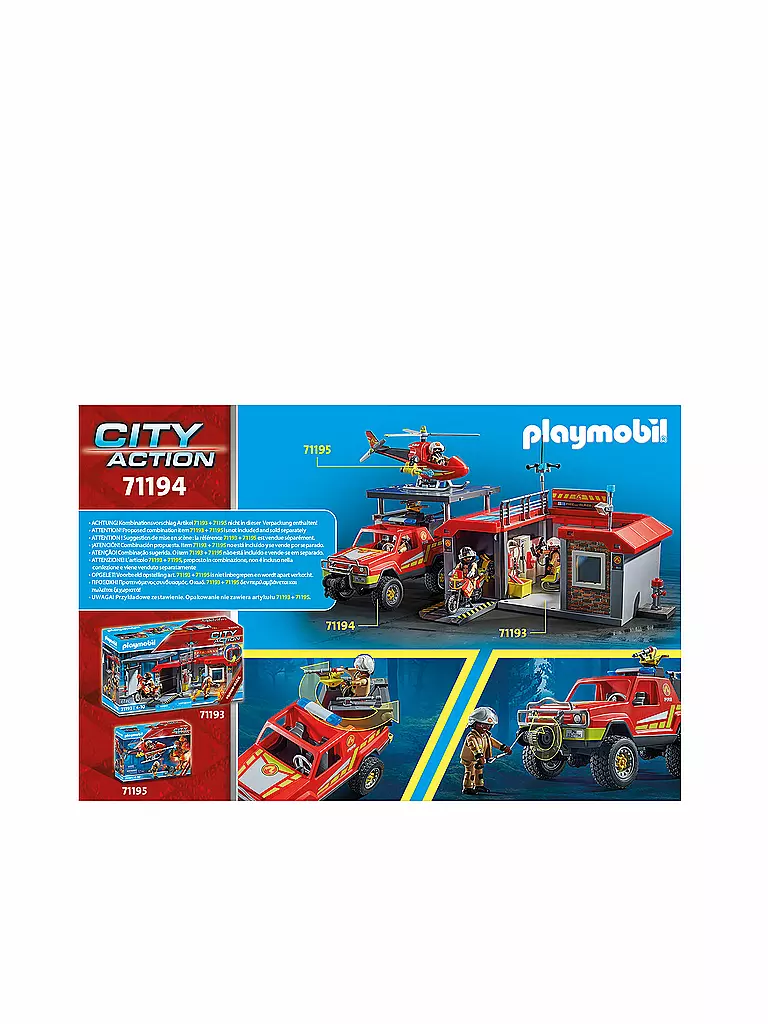 PLAYMOBIL | Feuerwehr-Löschtruck 71194 | keine Farbe