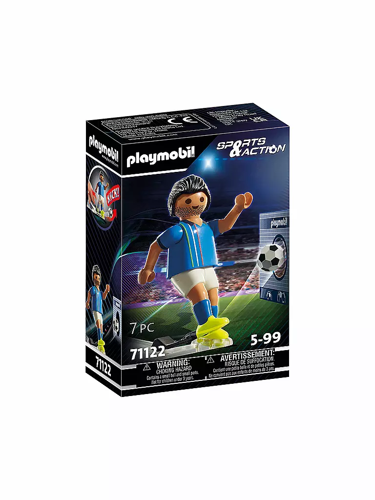 Der älteste Fußballspieler Der Welt PLAYMOBIL Fußballspieler Italien 71122 keine Farbe