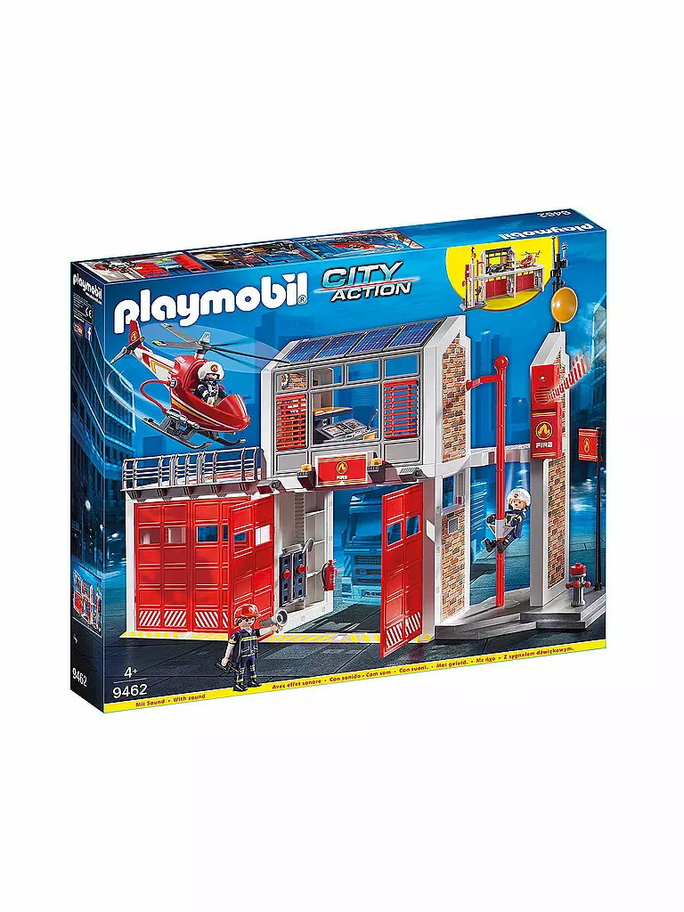 partner Donau patois PLAYMOBIL Grosse Feuerwache 9462 keine Farbe