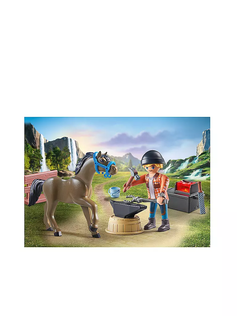 PLAYMOBIL | Hufschmied Ben & Achilles 71357 | keine Farbe