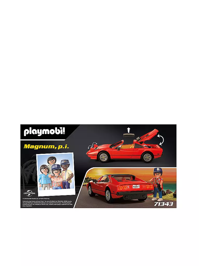 Playmobil Magnum P.I. Ferrari 308 GTS