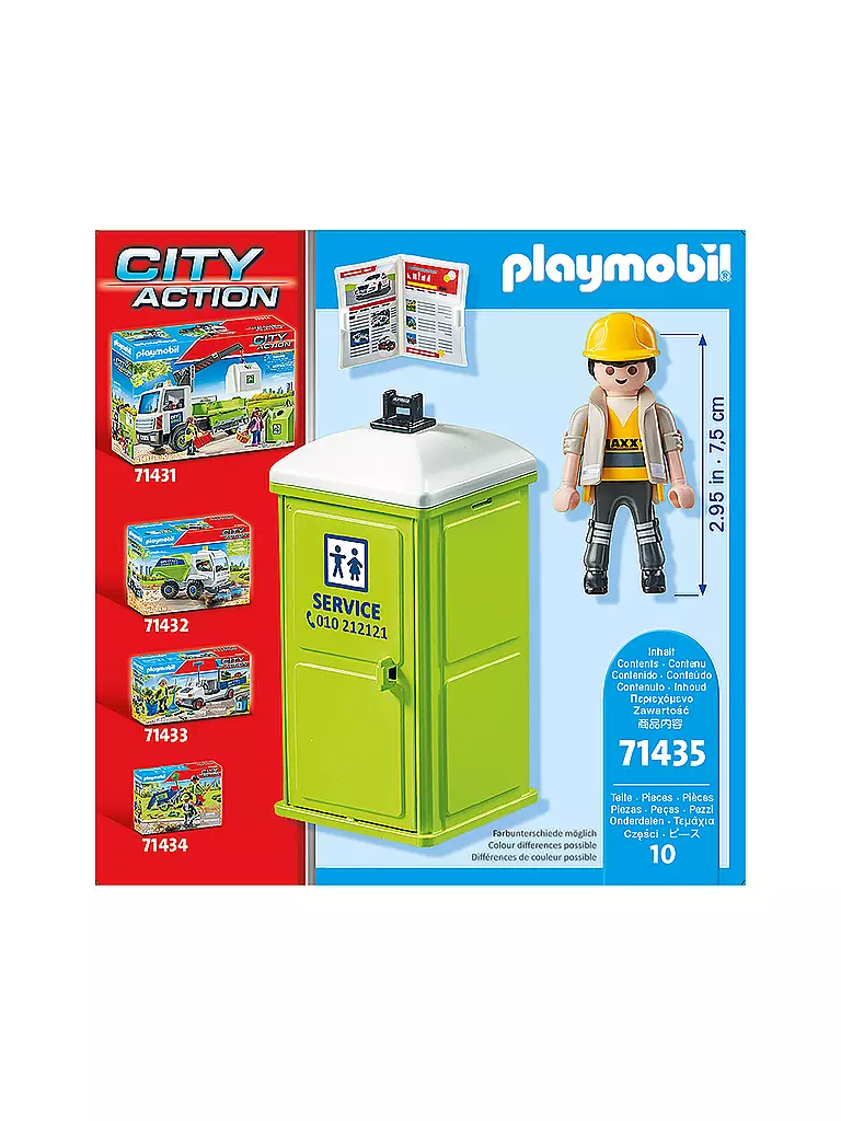 PLAYMOBIL | Mobile Toilette 71435 | keine Farbe