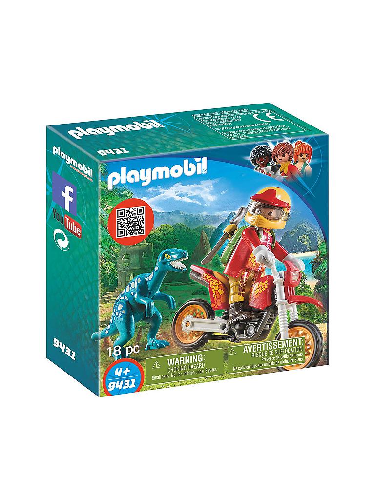 PLAYMOBIL | Motocross Bike mit Raptor 9431 | keine Farbe