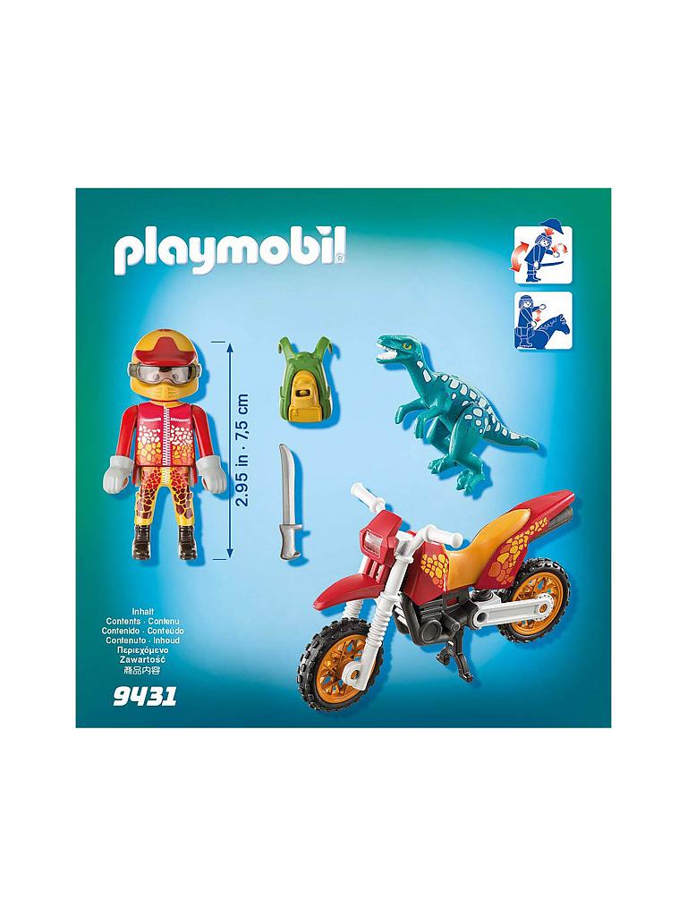 Playmobil 9431 Motocross Bike with Raptor