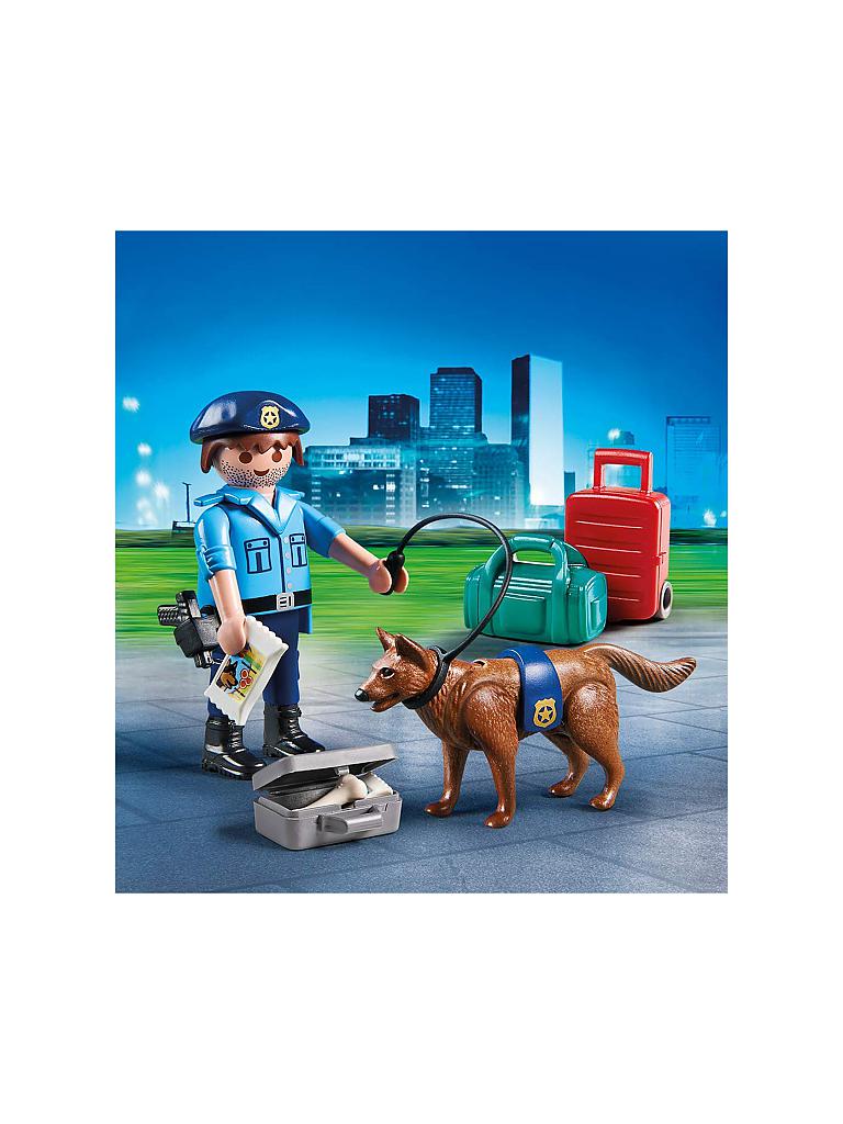PLAYMOBIL | Osterei - Polizist mit Spürhund 70085 | 