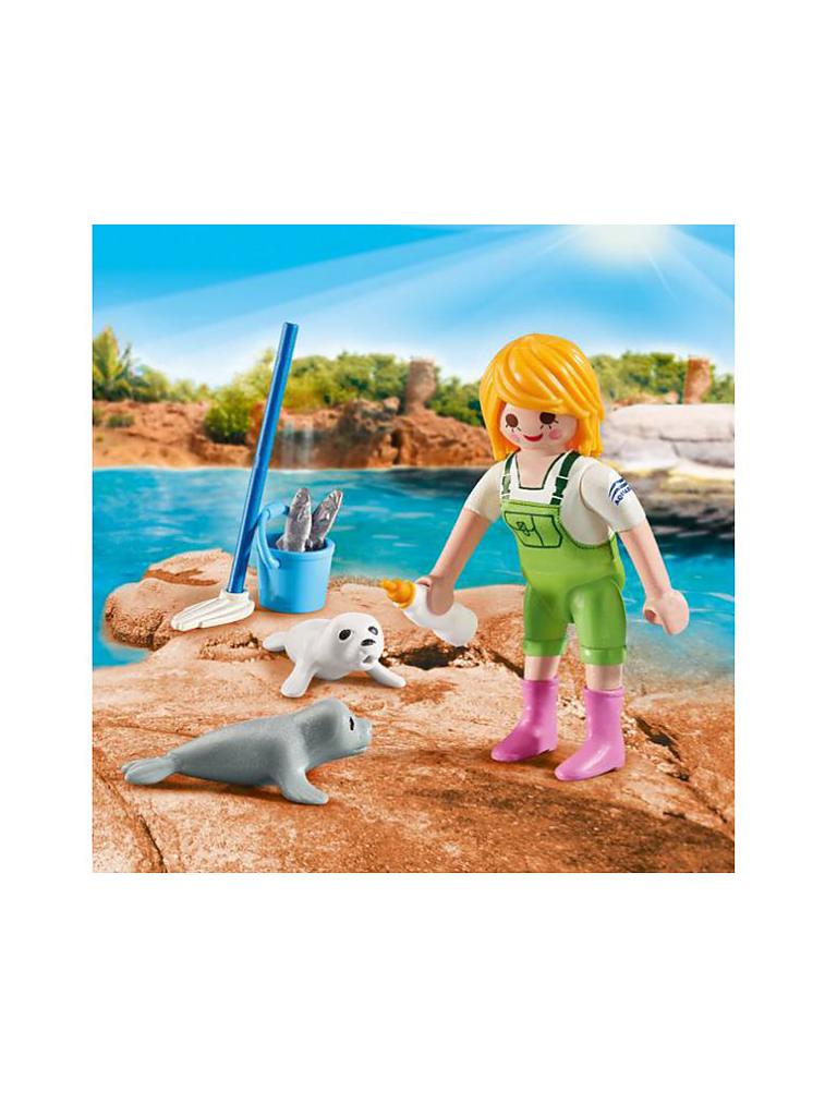 PLAYMOBIL | Osterei - Tierpflegerin mit Seehundbabys 9418 | keine Farbe