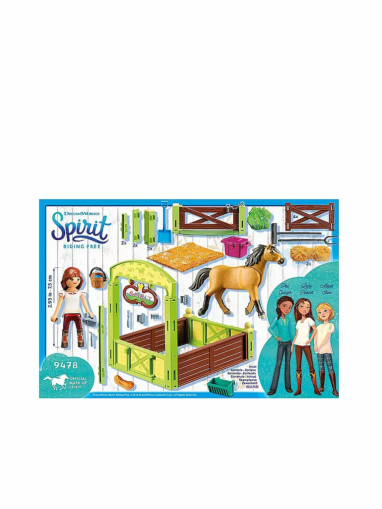 PLAYMOBIL | Pferdebox - Lucky und Spirit 9478 | keine Farbe