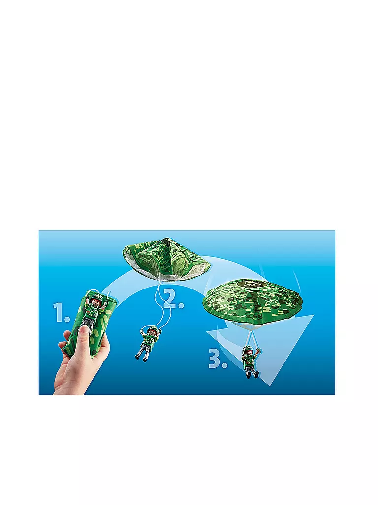 PLAYMOBIL | Polizei-Hubschrauber: Fallschirm-Verfolgung 70569 | keine Farbe