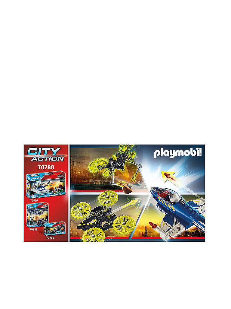 70780 - Playmobil City Action - Jet de Police et drone