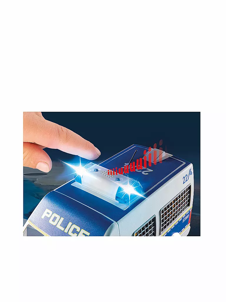 PLAYMOBIL | Polizei-Mannschaftswagen mit Licht und Sound 70899 | keine Farbe