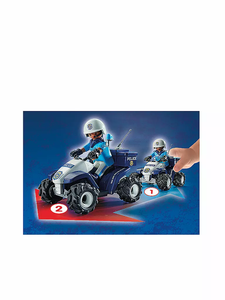 PLAYMOBIL | Polizei-Speed Quad 71092 | keine Farbe
