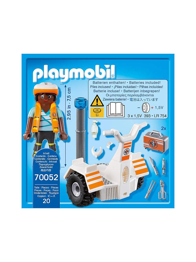 PLAYMOBIL | Rettungs-Balance-Roller 70052 | blau