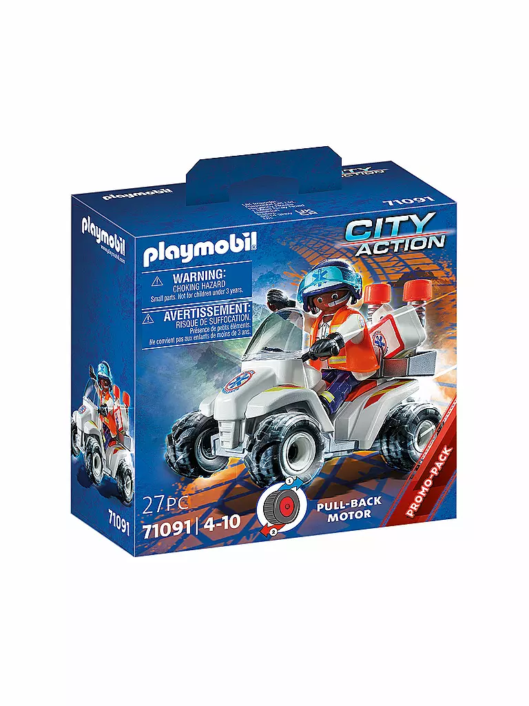 PLAYMOBIL | Rettungs-Speed Quad 71091 | keine Farbe