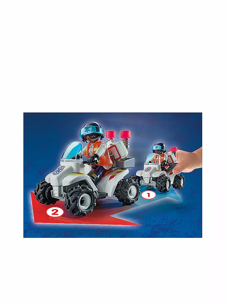 PLAYMOBIL | Rettungs-Speed Quad 71091 | keine Farbe