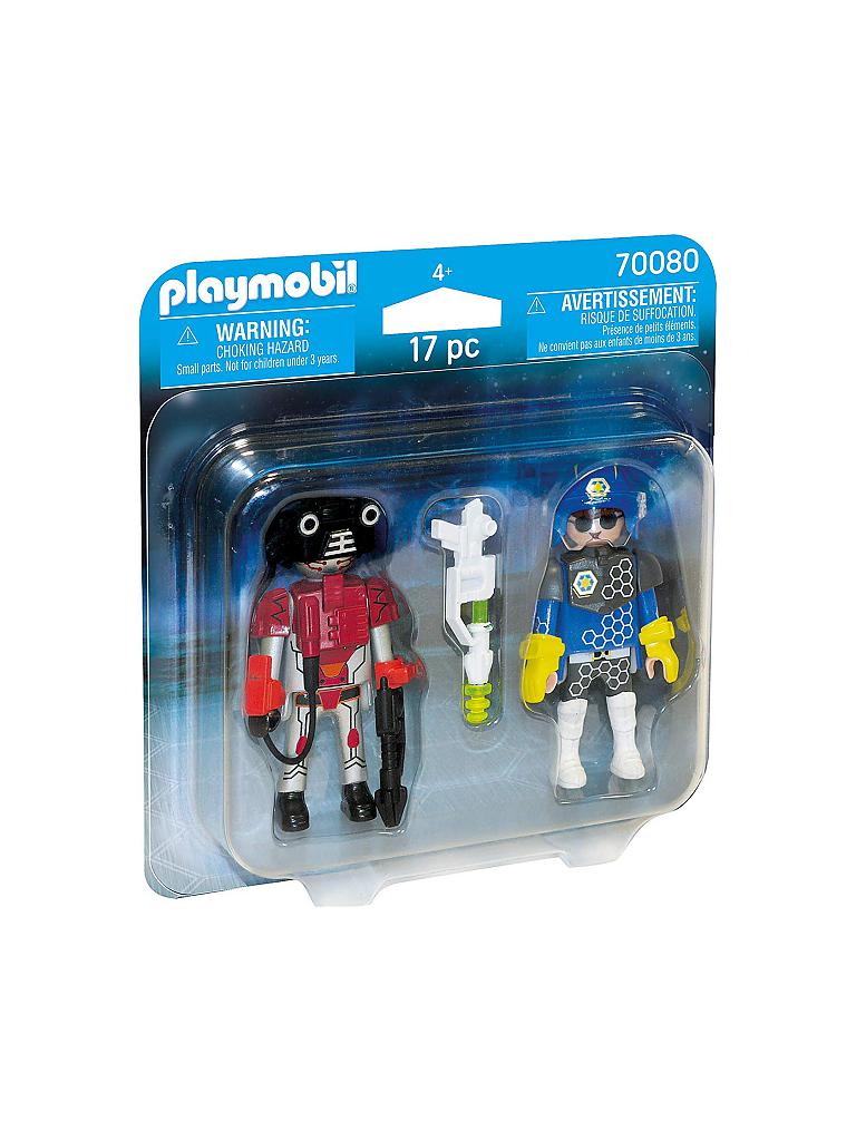 PLAYMOBIL | Spacepolizist und Ganove 70080 | blau