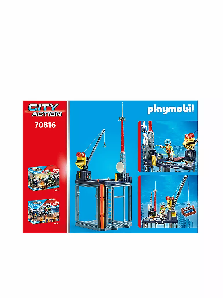 PLAYMOBIL | Starter Pack Baustelle mit Seilwinde 70816 | keine Farbe