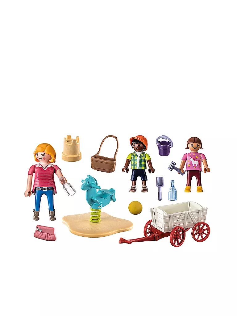 PLAYMOBIL | Starter Pack Erzieherin mit Bollerwagen 71258 | keine Farbe