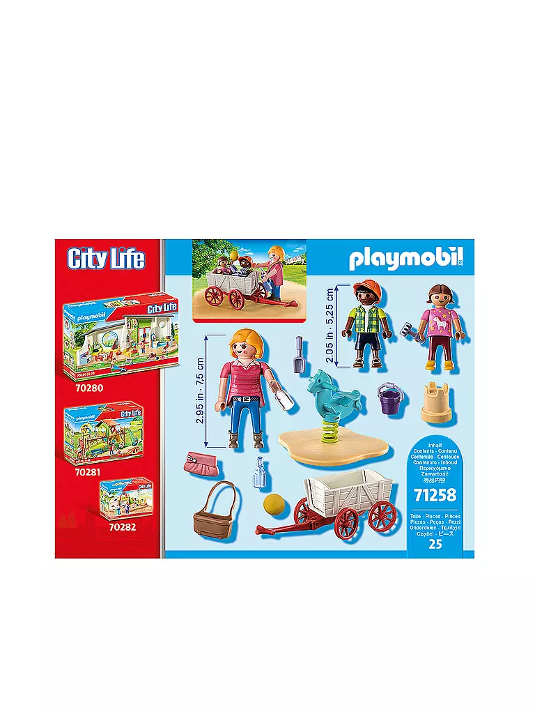 PLAYMOBIL | Starter Pack Erzieherin mit Bollerwagen 71258 | keine Farbe