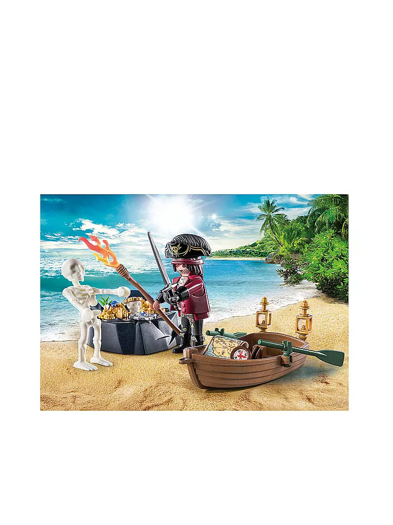 PLAYMOBIL | Starter Pack Pirat mit Ruderboot 71254 | keine Farbe