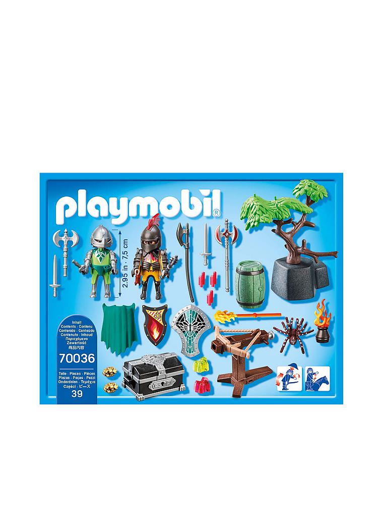 PLAYMOBIL | Starter-Pack Kampf um den Ritterschatz 70036 | blau