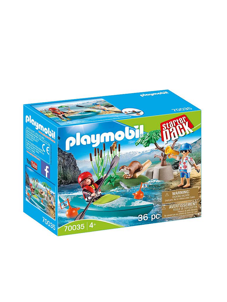 PLAYMOBIL | Starter-Pack Kanu Training 70035 | blau