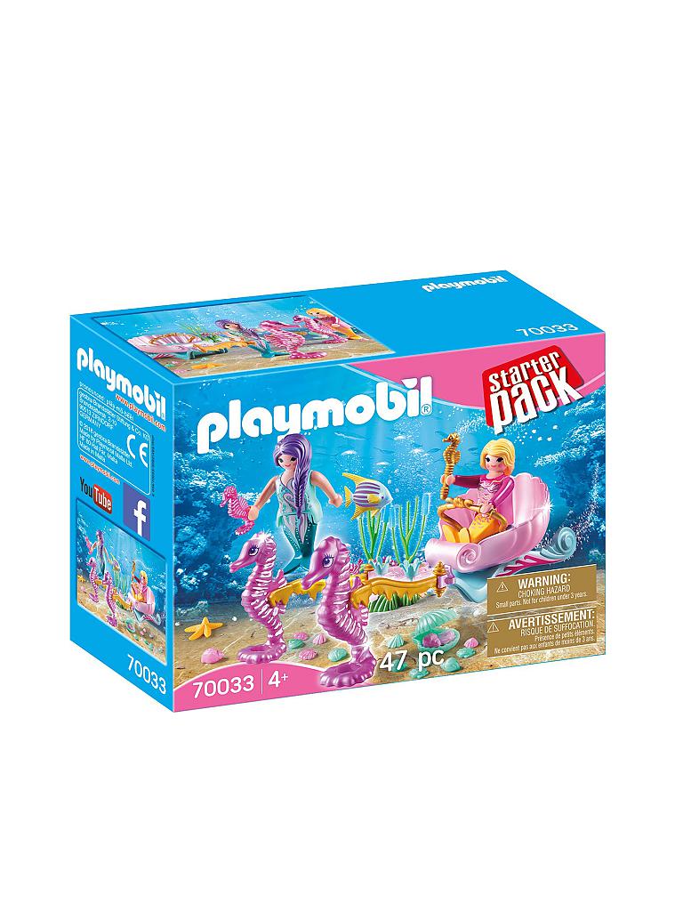 PLAYMOBIL | Starter-Pack Seepferdchenkutsche 70033 | blau