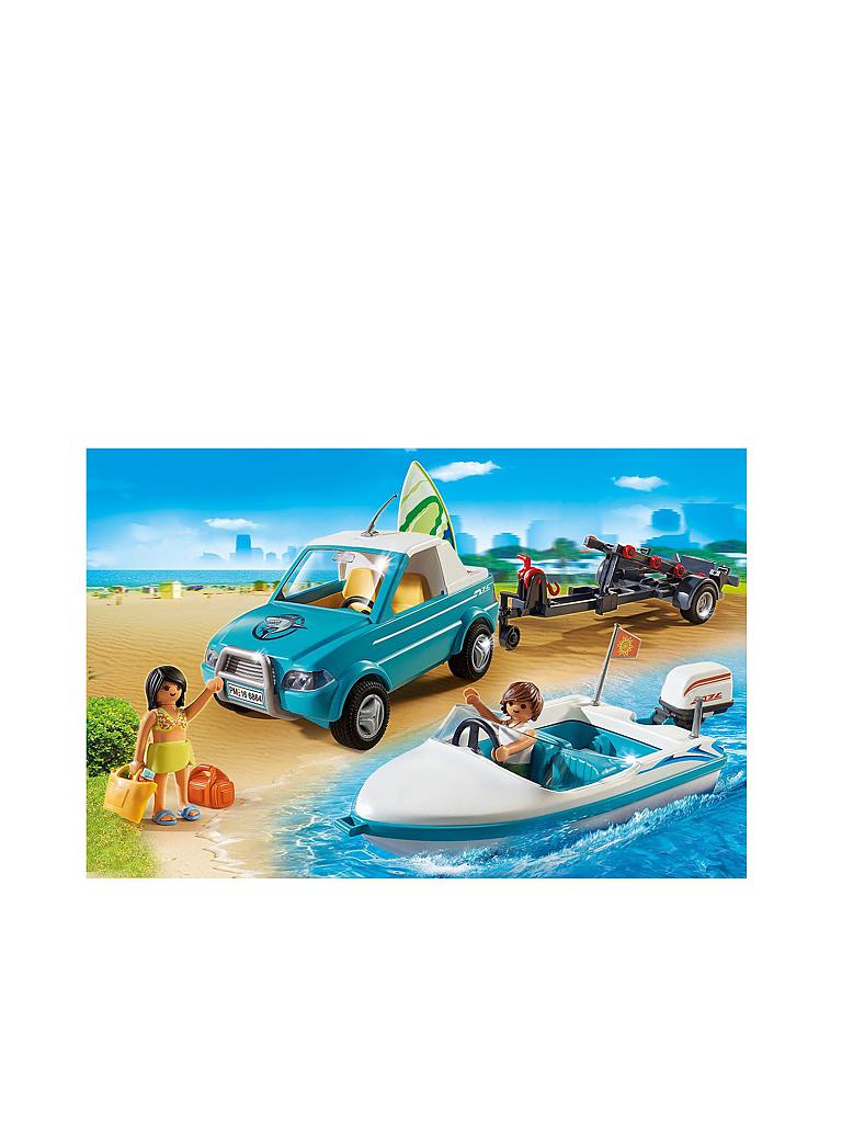 PLAYMOBIL SurferPickup mit Speedboat 6864 transparent