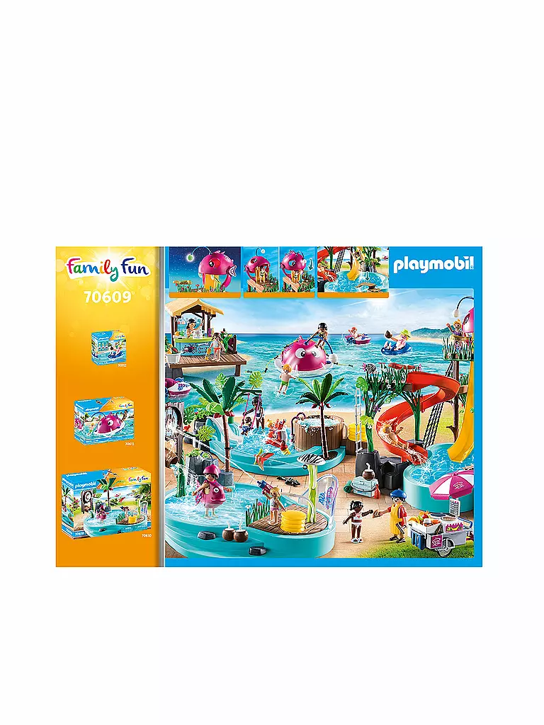 PLAYMOBIL | Tropischer Aqua Park - Aqua Park mit Rutschen 70609 | keine Farbe