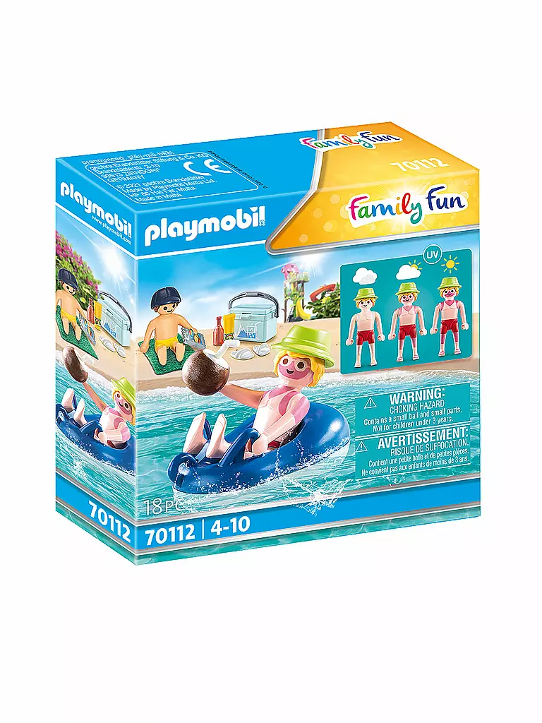 PLAYMOBIL | Tropischer Aqua Park - Badegast mit Schwimmreifen 70112 | keine Farbe