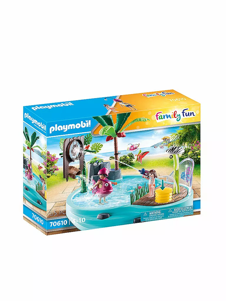 PLAYMOBIL | Tropischer Aqua Park - Spaßbecken mit Wasserspritze 70610 | keine Farbe