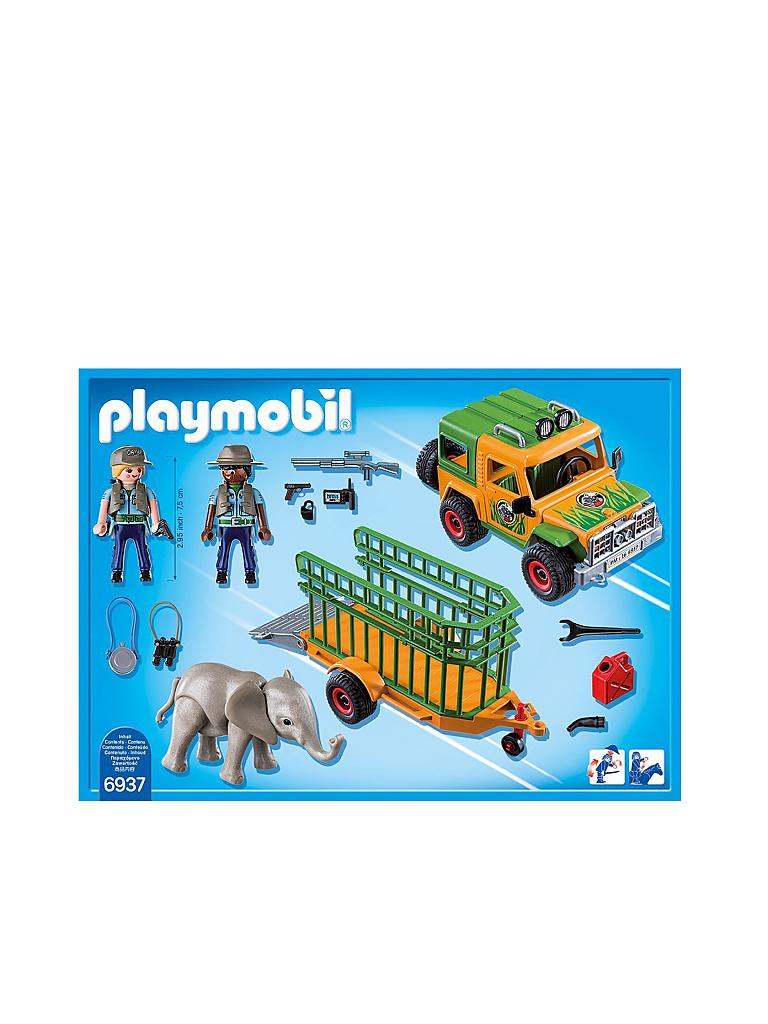 PLAYMOBIL | Wild Life - Rangergeländewagen mit Anhänger 6937 | 
