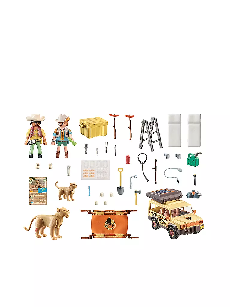 6 X 6 Geländewagen Haben Solch Einen Antrieb PLAYMOBIL WILTOPIA - Mit dem Geländewagen bei den Löwen 71293 keine Farbe