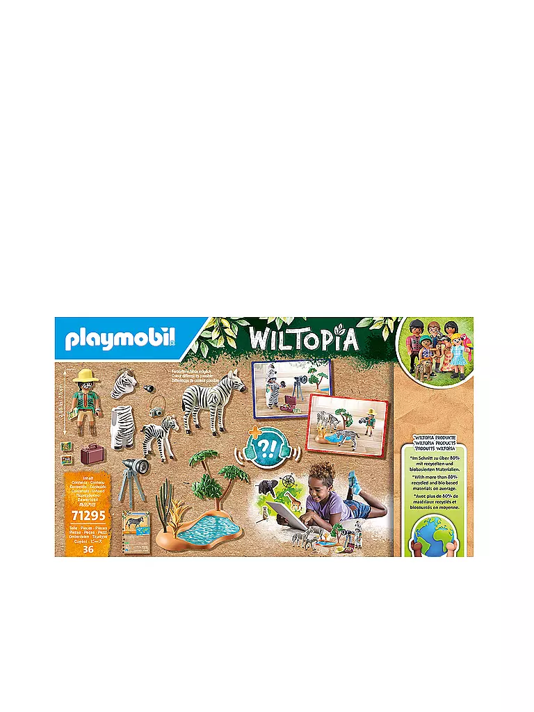 PLAYMOBIL | WILTOPIA - Unterwegs mit der Tierfotografin 71295 | keine Farbe