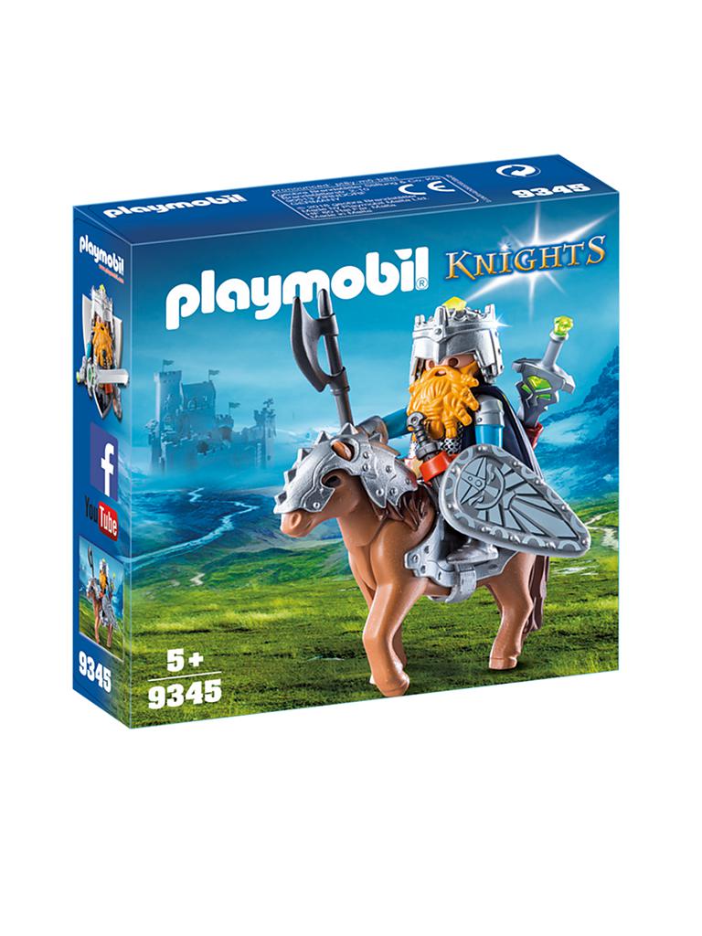PLAYMOBIL | Zwerg und Pony mit Rüstung 9345 | keine Farbe