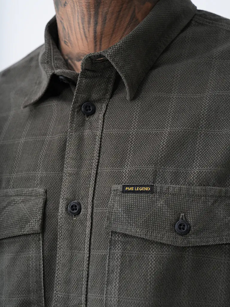 PME LEGEND | Cordhemd Regular Fit | 