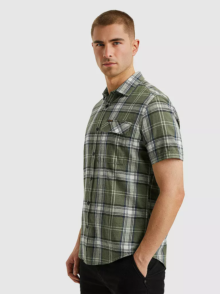 PME LEGEND | Hemd Regular Fit  | olive