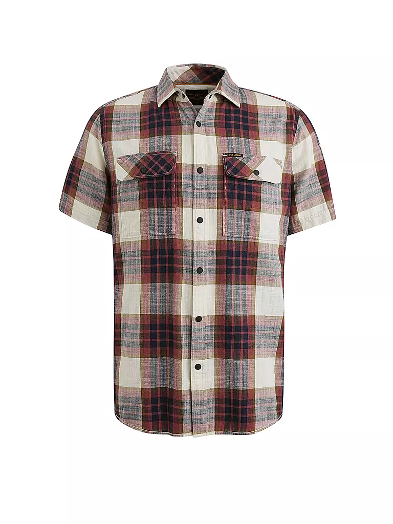 PME LEGEND | Hemd Slim Fit  | dunkelrot