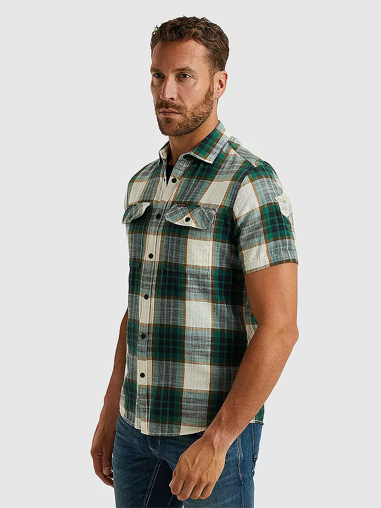 PME LEGEND | Hemd Slim Fit | dunkelrot