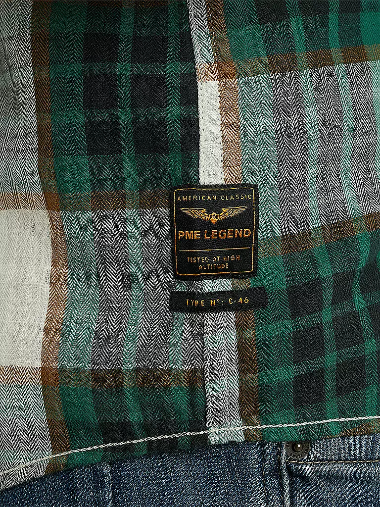PME LEGEND | Hemd Slim Fit | dunkelrot
