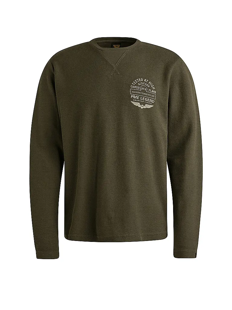 PME LEGEND | Langarmshirt  | grau