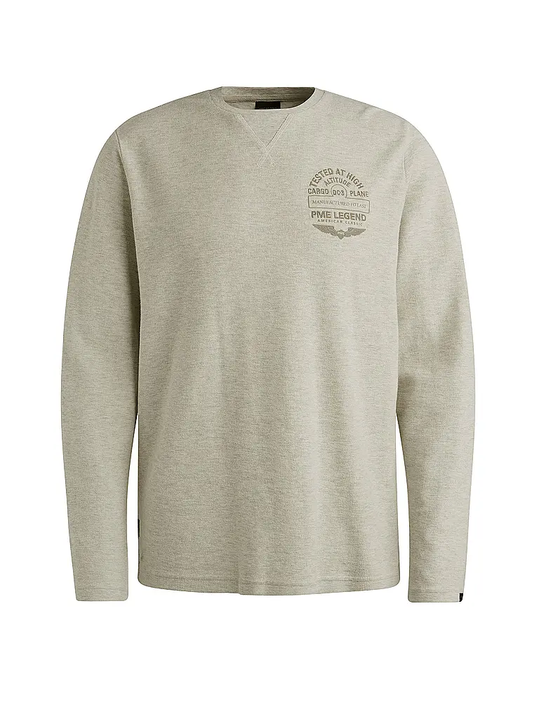 PME LEGEND | Langarmshirt  | weiss