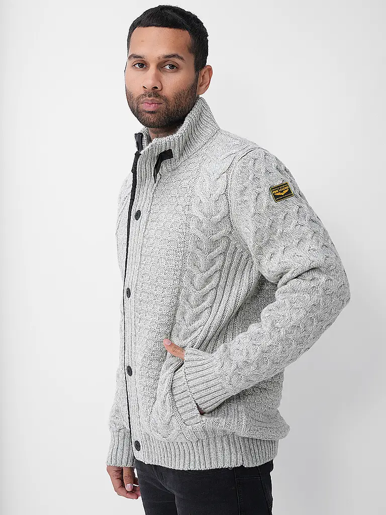PME LEGEND | Strickjacke | grau