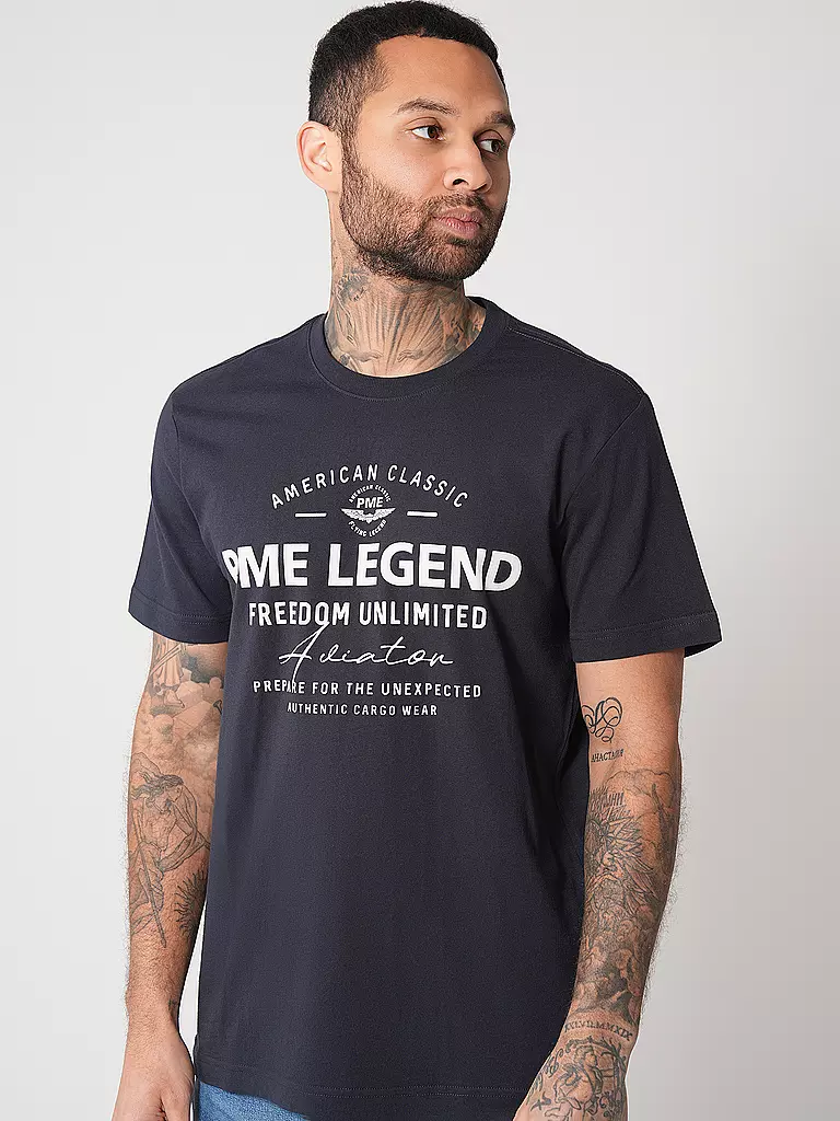 PME LEGEND | T-Shirt  | dunkelblau