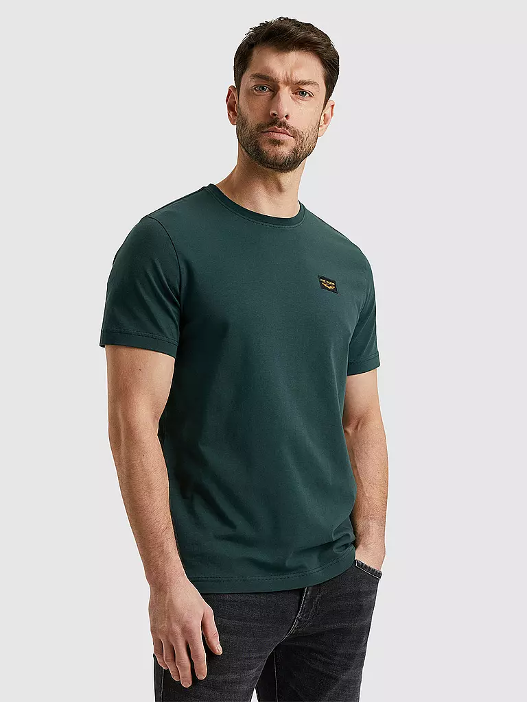 PME LEGEND | T-Shirt GUYVER  | dunkelgrün