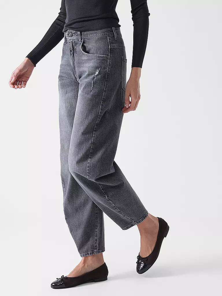 PNTS | Jeans Balloon Fit 05_THE O SHAPE | hellgrau