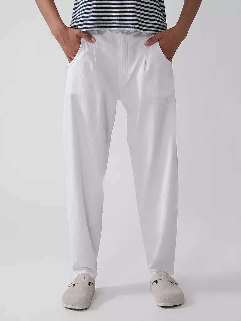 PNTS | Jeans Balloon Fit THE O SHAPE | weiss