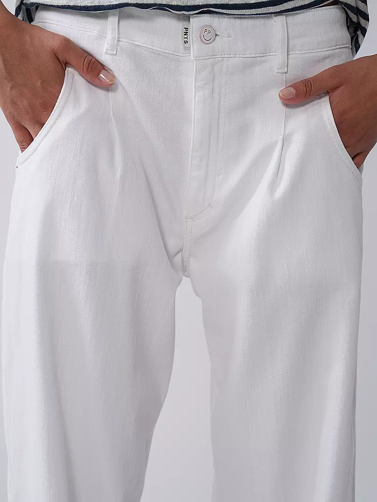 PNTS | Jeans Balloon Fit THE O SHAPE | weiss